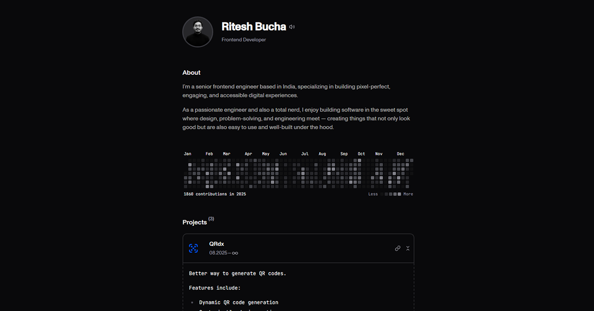 Bucharitesh Portfolio